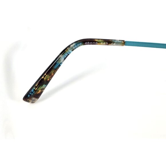 JF Frey Eyeglasses Frames Metal 48-19-143 Demi Turquoise JF2873 - Picture 4 of 7
